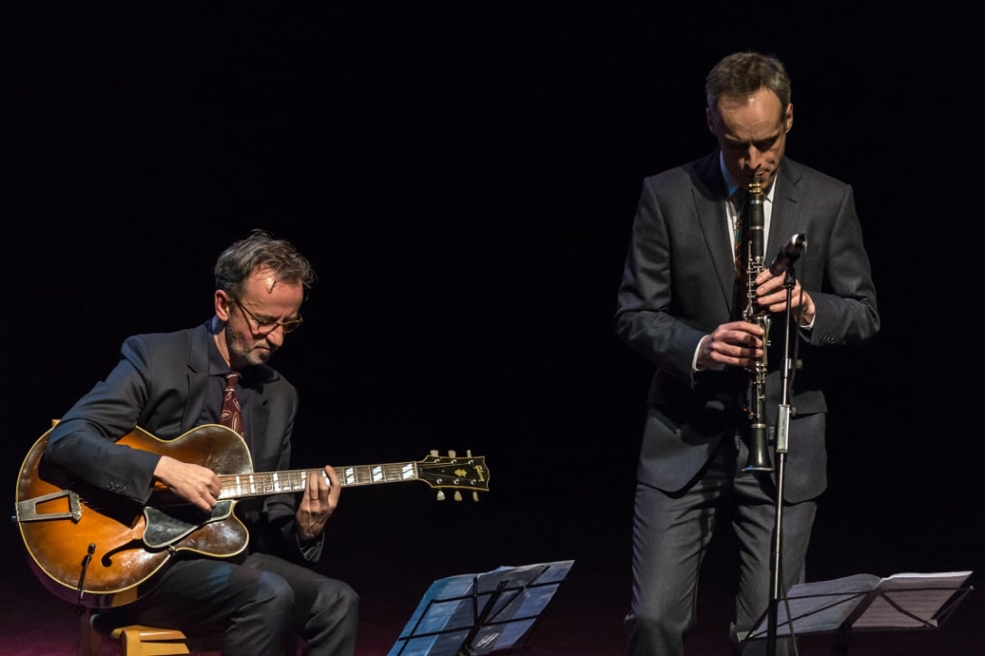 Dave Kelbie and David Horniblow in concert with The Dime Notes