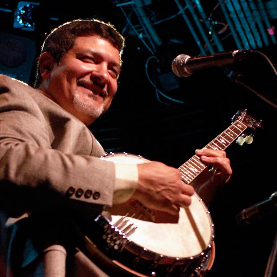 Don Vappie on the banjo