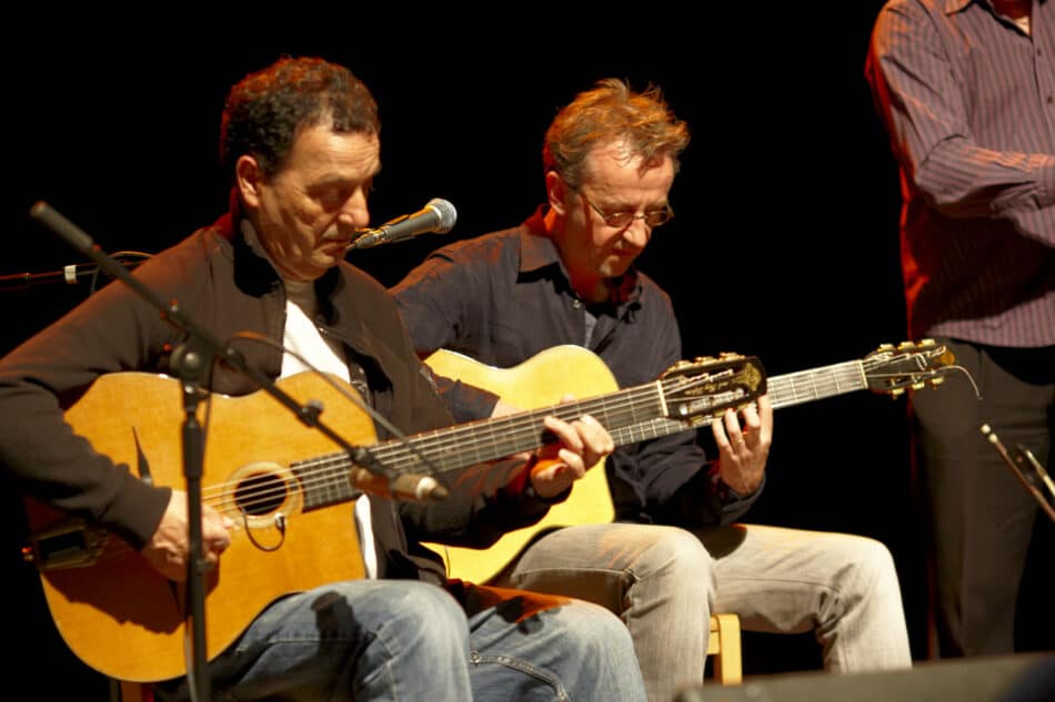Fapy Lafertin, Dave Kelbie on stage
