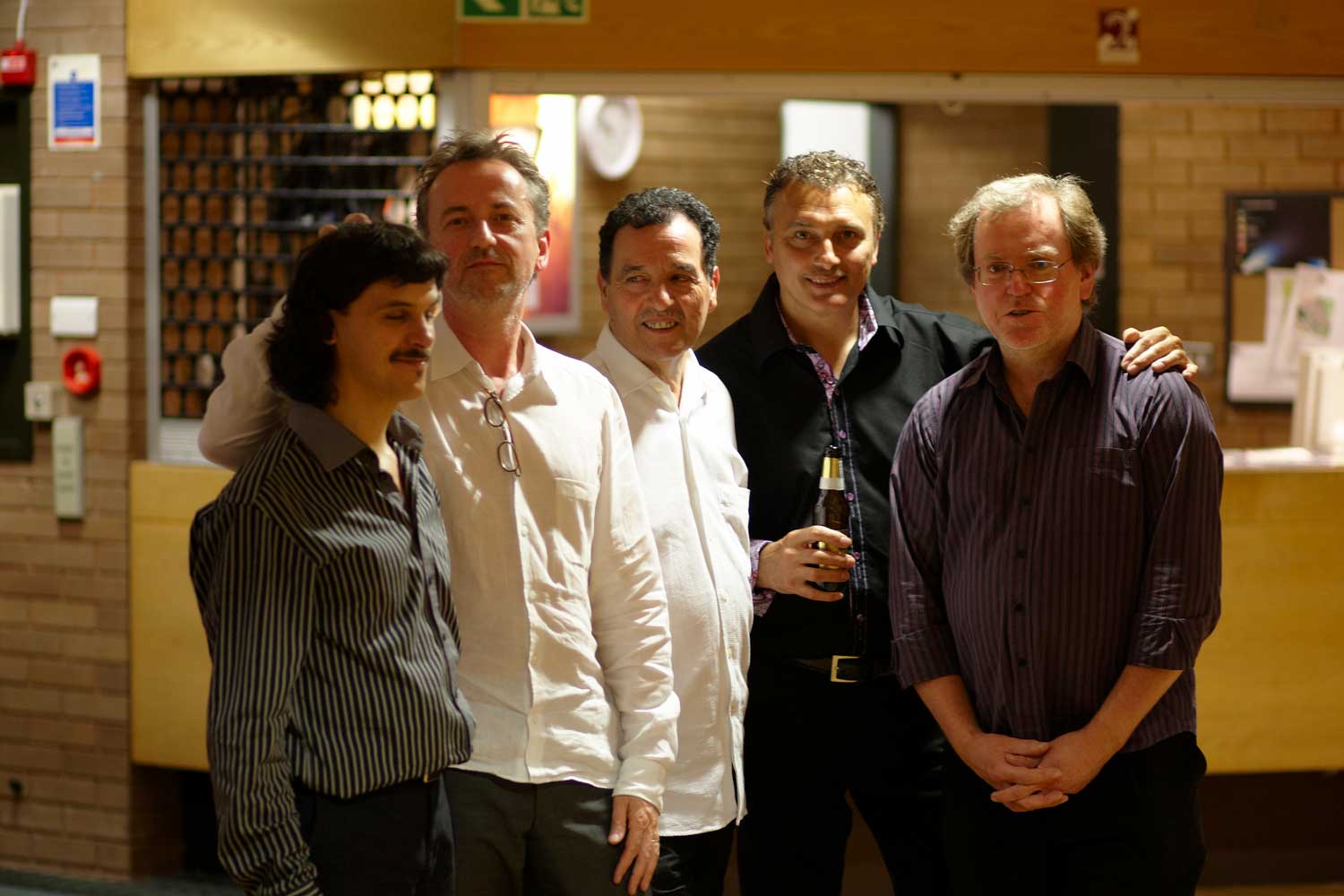 Tcha Limberger, Dave Kelbie, Fapy Lafertin, Lollo Meier, Andy Crowdy in Swansea