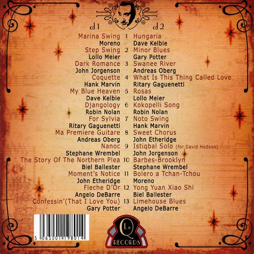 Stars of Gypsy Swing rear cover