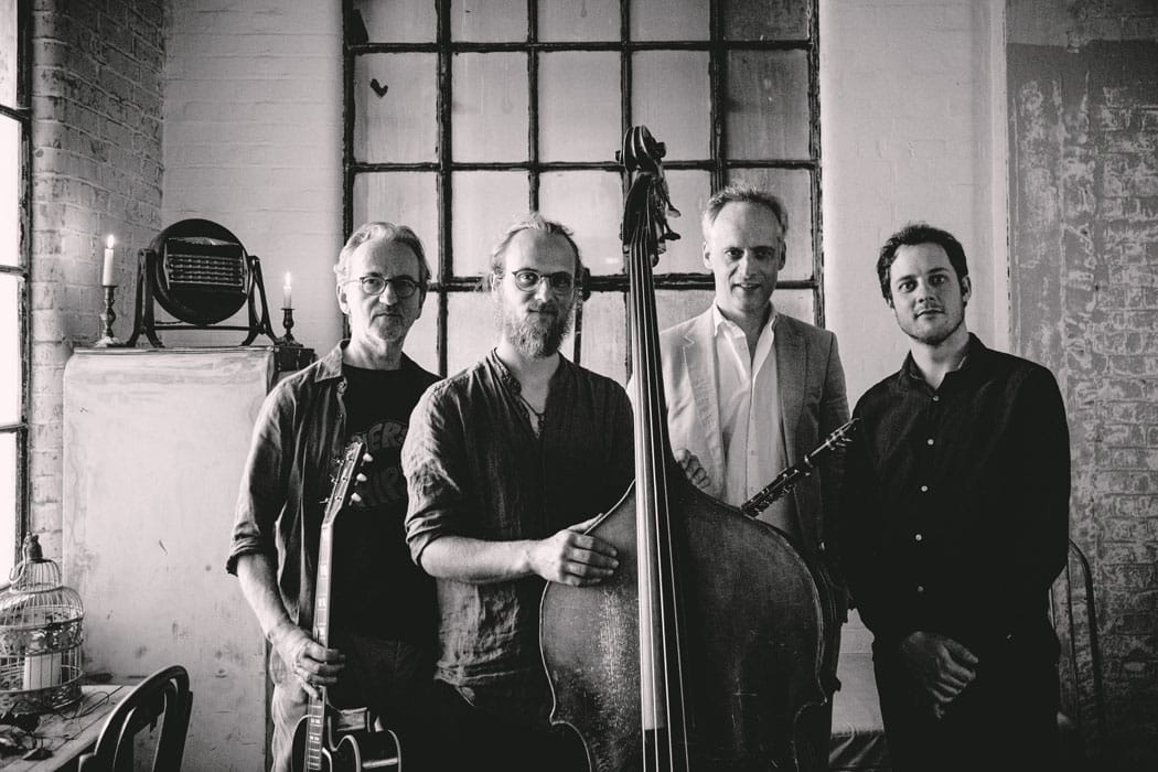 The Dime Notes 1 The Dime Notes publicity shot black and white