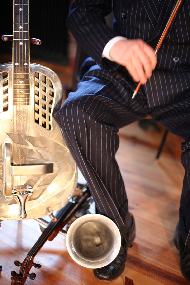 Photo of National Steel Guitar and violin