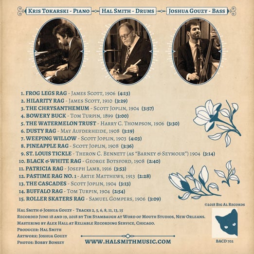 Ragtime New Orleans Style Vol2 rear cover